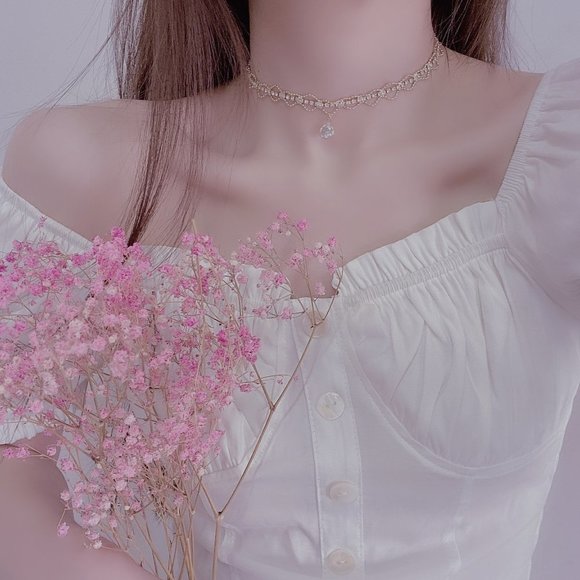 NEW 14K Gold Plated 2CT Solitaire Diamond Choker Necklace - Picture 2 of 8